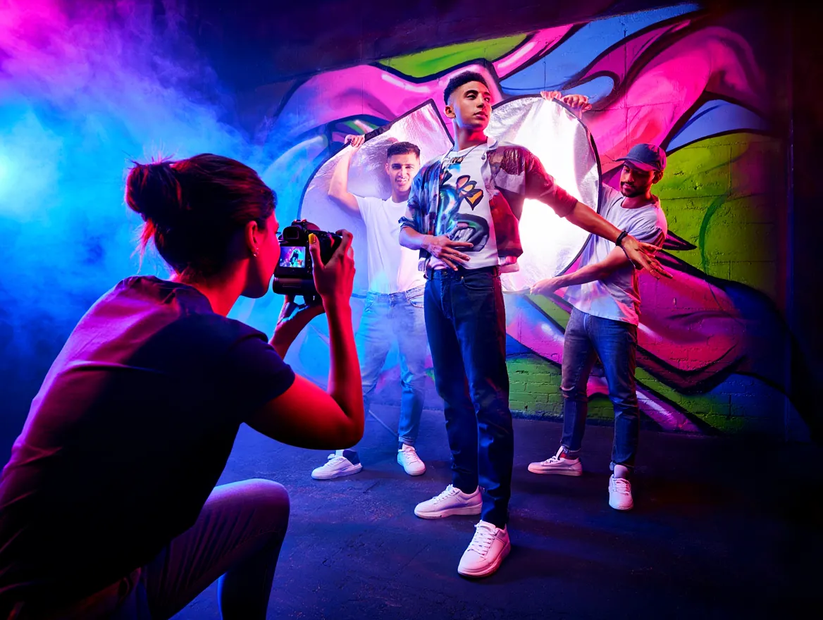 Sesión creativa profesional