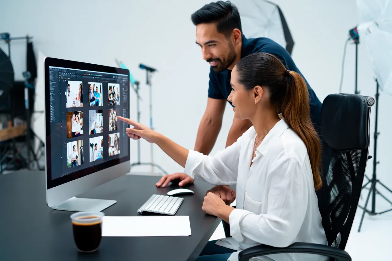 Proceso de edición y selección